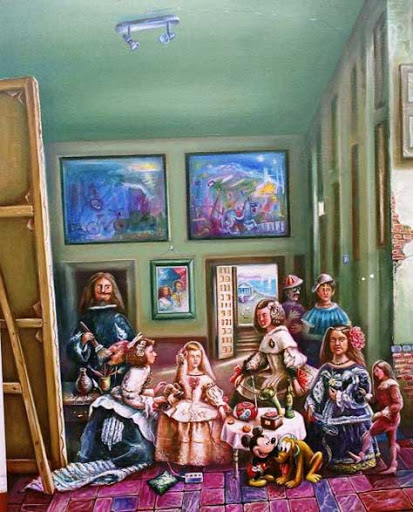 Las Meninas de Velázquez, parodia