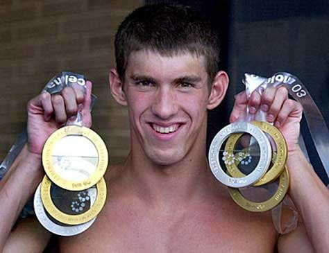 Michael Phelps, medallas