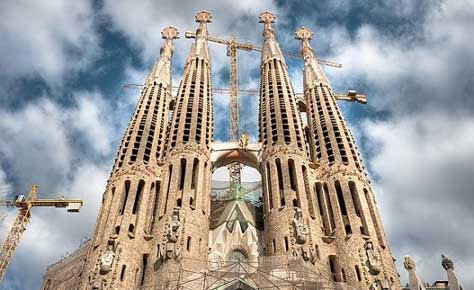La Sagrada Familia, foto exterior bonita