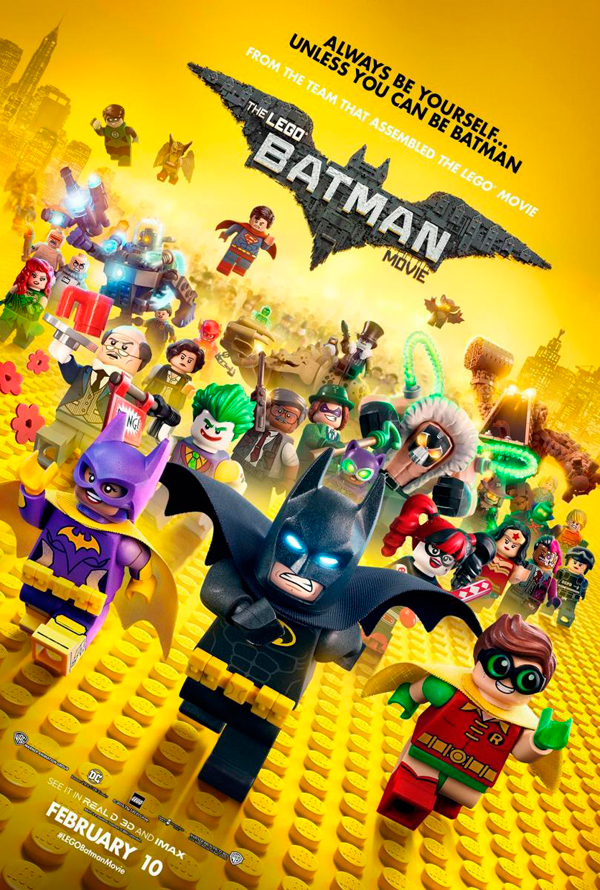 Cartel Batman La Lego película