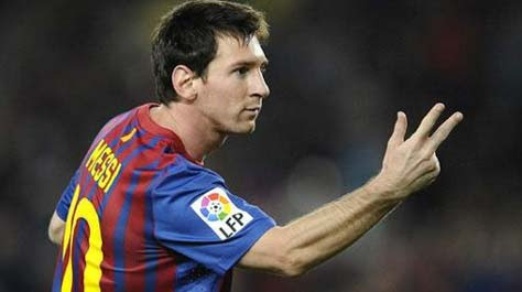 Lionel Messi, triplete