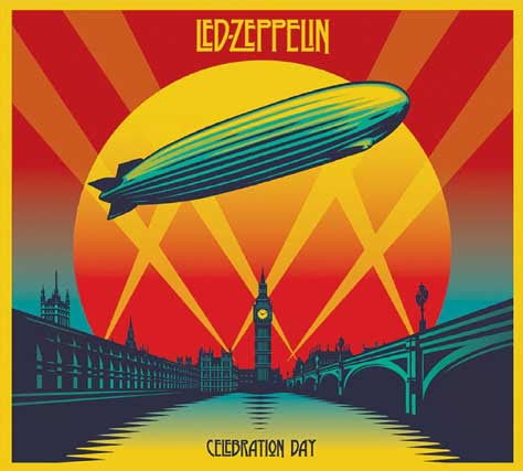 Led Zeppelin, portada de Celebration day