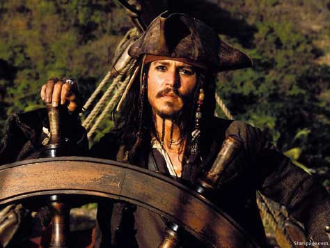 Johny Depp-Piratas del Caribe