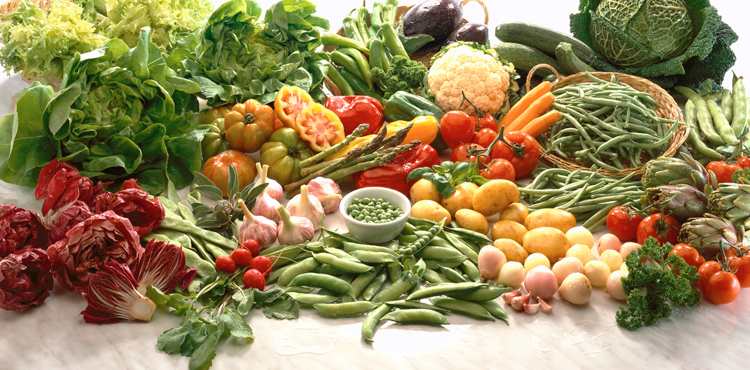 Verduras, hortalizas y legumbres