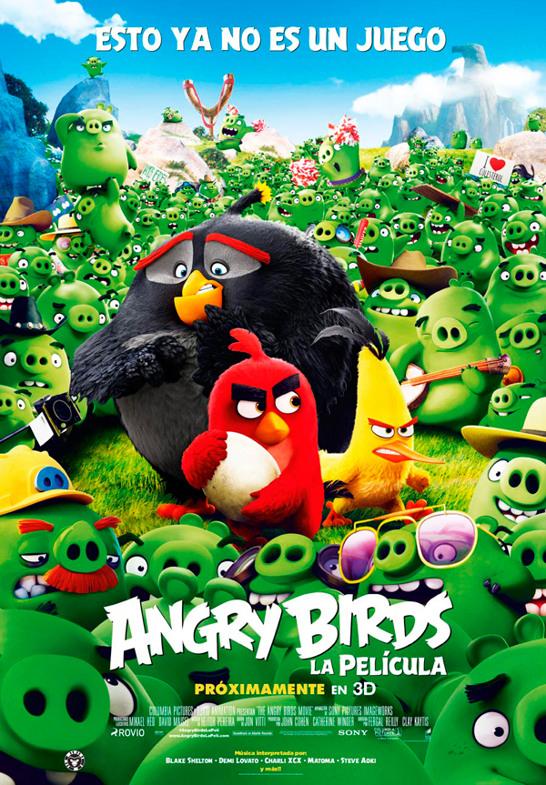 Cartel Angry Birds, La Película