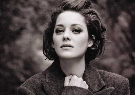 Marion Cotillard, blanco y negro