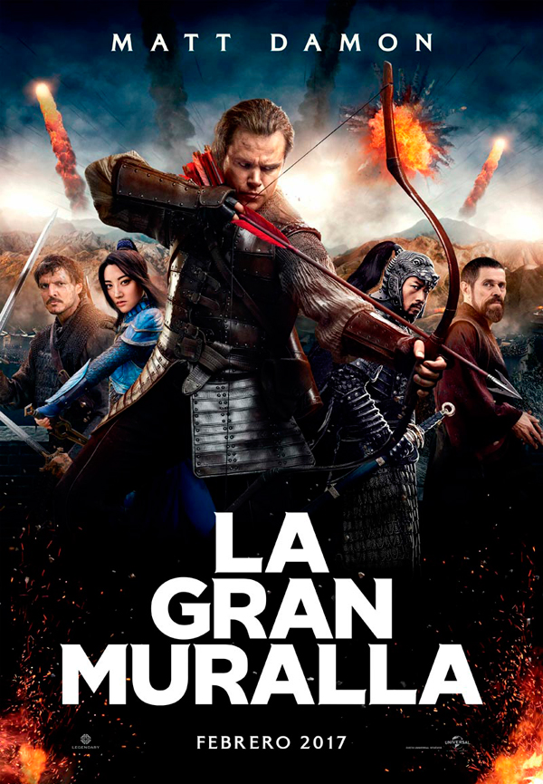 Cartel La gran muralla