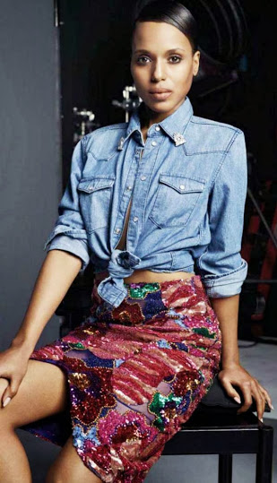 Kerry Washington, posando