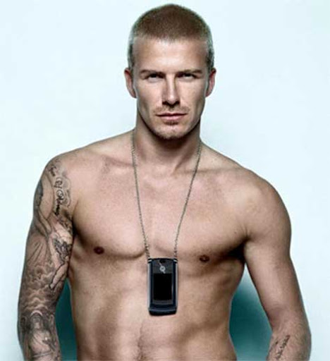 David Beckham, desnudo