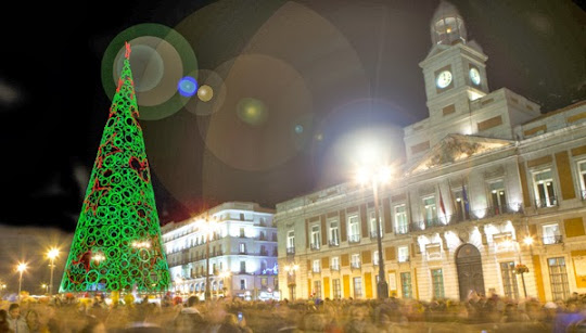 Uvas en la Puerta del Sol