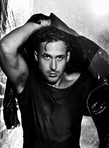 Ryan Gosling, blanco y negro