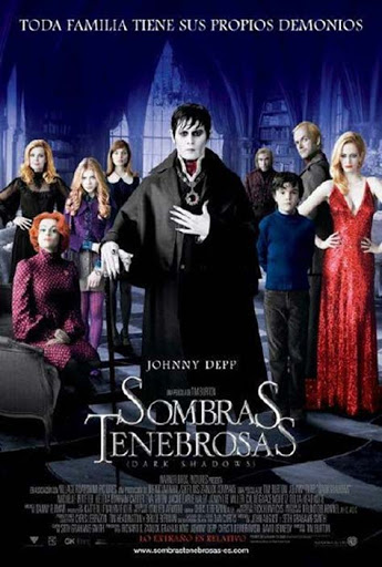 Sombras tenebrosas, cartel