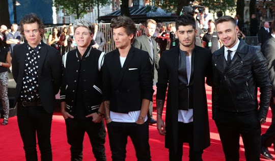 One Direction en en la alfombra roja