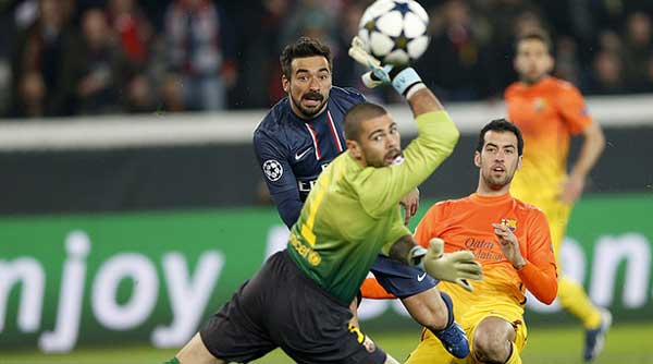 Liga de Campeones, Paris ST. Germain-Barcelona