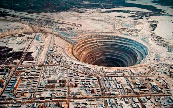 Mina de diamantes de Mirny