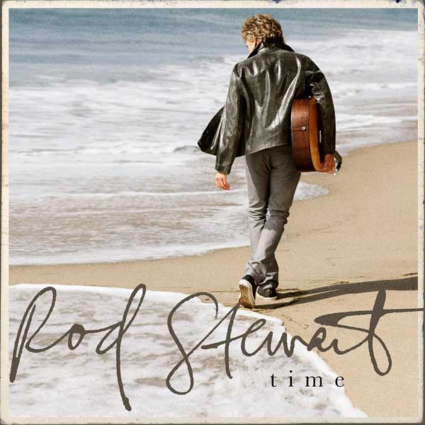 La portada del disco Time de Rod Stewart