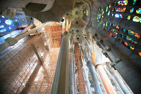 La Sagrada Familia, foto interior