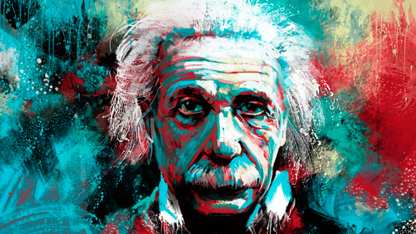 Albert Einstein Dibujo
