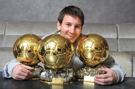 Lionel Messi, balones de oro