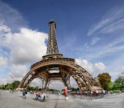 Tour Eiffel, desde abajo