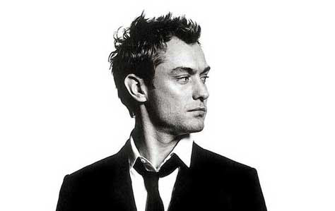 Jude Law blanco y negro