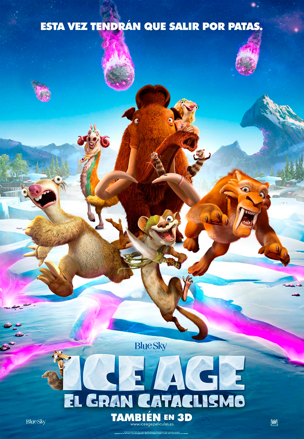 Cartel Ice Age: El gran cataclismo