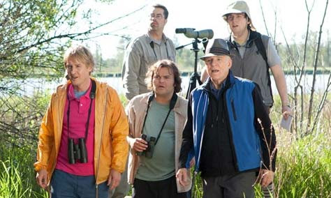 El gran año, Owen Wilson, Steve Martin y Jack Black