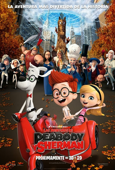 Cartel Las aventuras de Peabody y Sherman