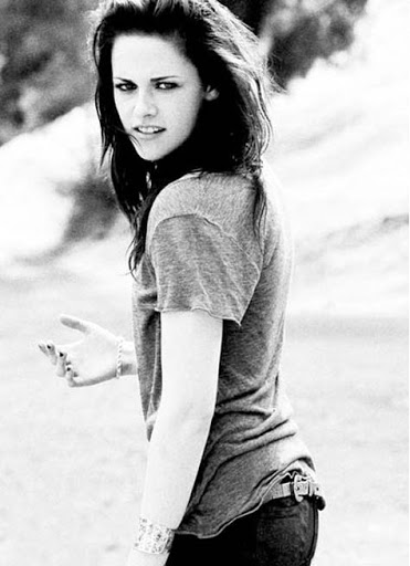 Kristen Stewart, blanco y negro