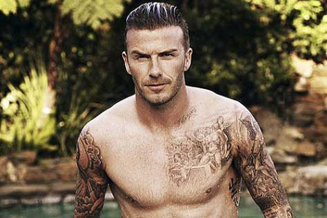 David Beckham, mojado