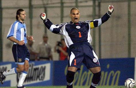 José Luis Chilavert, portero