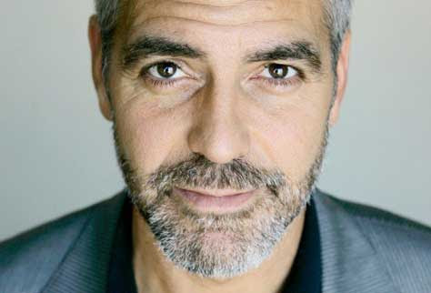 George Clooney con barba