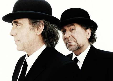 Joaquín Sabina, con Joan Manuel Serrat