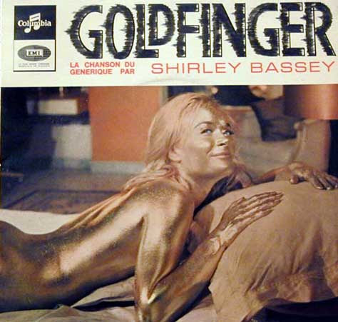 Portada del single del Goldfinger de Shirley Bassey