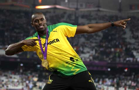 Usain Bolt, flecha