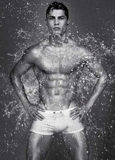 Cristiano Ronaldo, mojado