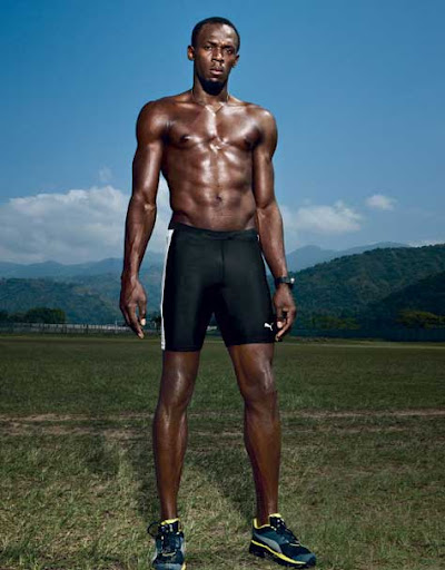 Usain Bolt, desnudo