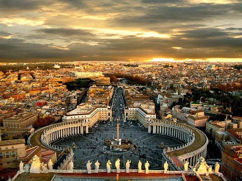 Roma, vista aerea
