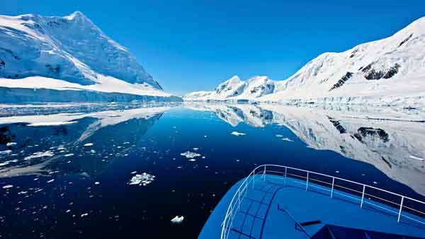 La Antártida paisaje