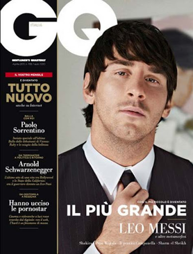 Lionel Messi, revista GQ