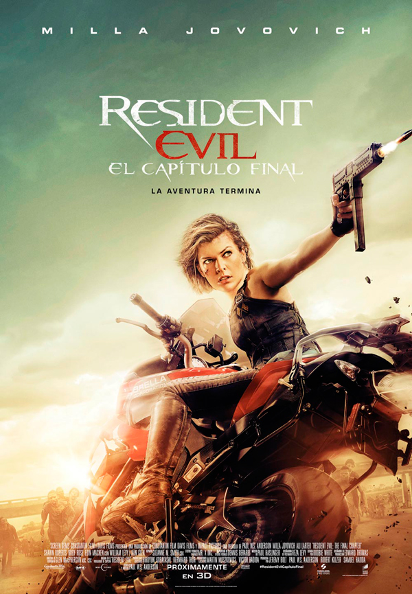 Cartel Resident Evil: El capítulo final