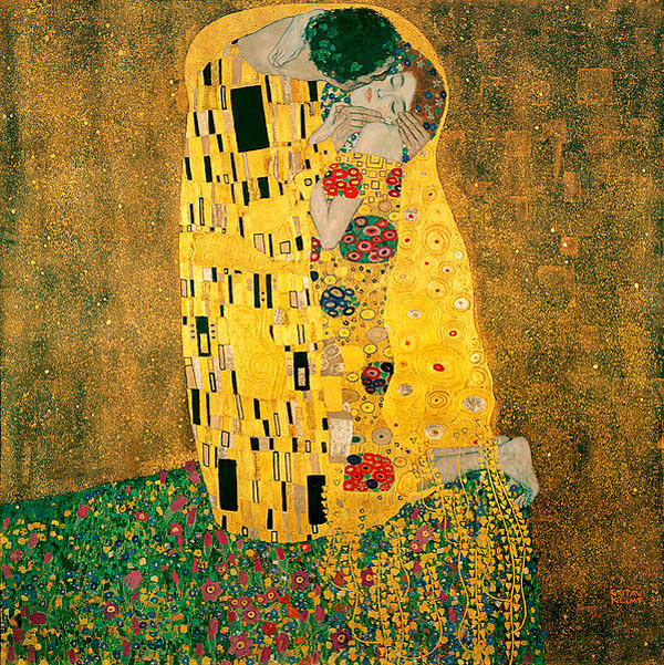 El beso de Gustav Klimt