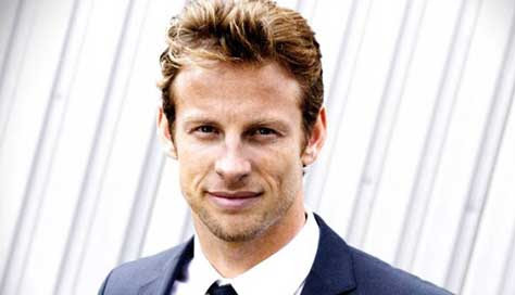 Jenson Button, posando