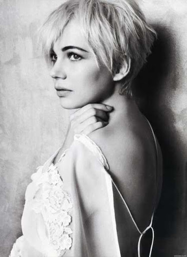 Michelle Williams blanco y negro