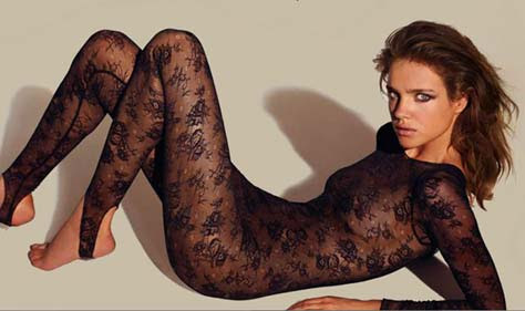 Natalia Vodianova, semidesnuda