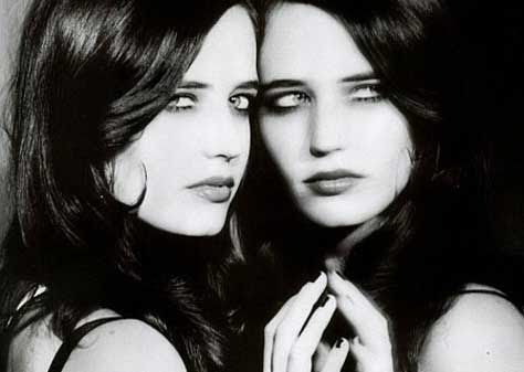 Eva Green, blanco y negro