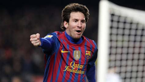 Lionel Messi, celebrando un gol