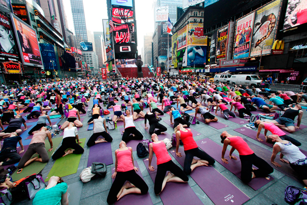 Practicantes de Yoga