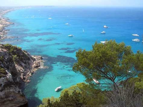 Formentera, cala