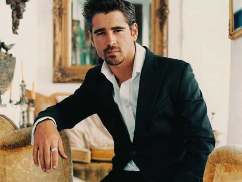 Colin Farrell, posando